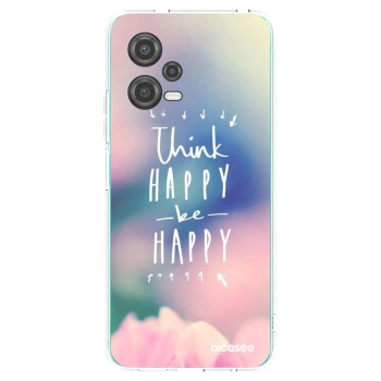 Picasee silikónový prehľadný obal pre Xiaomi Poco X5 - Mysli pozitívne!
