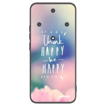 Picasee silikónový čierny obal pre Honor Magic5 Lite 5G - Mysli pozitívne!