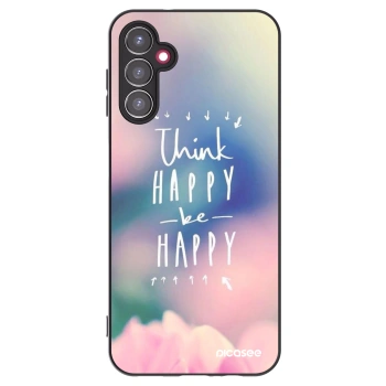 Picasee silikónový čierny obal pre Samsung Galaxy A14 4G A145R - Mysli pozitívne!