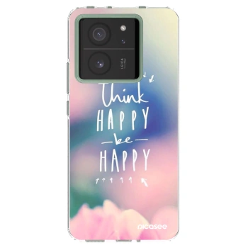 Picasee silikónový prehľadný obal pre Xiaomi 13T Pro - Mysli pozitívne!