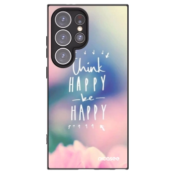 Picasee silikónový čierny obal pre Samsung Galaxy S24 Ultra S928B 5G - Mysli pozitívne!