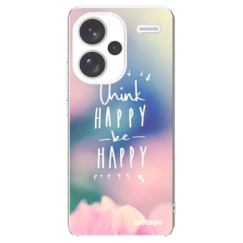 Picasee silikónový prehľadný obal pre Xiaomi Redmi Note 13 Pro+ 5G - Mysli pozitívne!