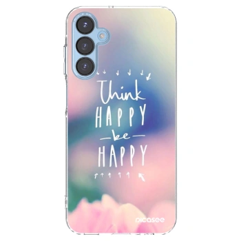 Picasee silikónový prehľadný obal pre Samsung Galaxy A15 A156B 5G - Mysli pozitívne!