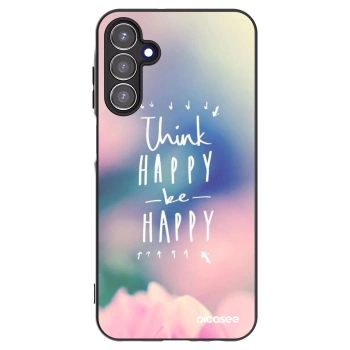 Picasee silikónový čierny obal pre Samsung Galaxy A15 A155F 4G - Mysli pozitívne!