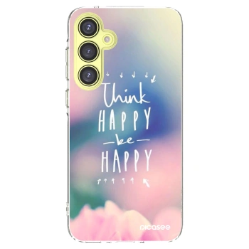 Picasee silikónový prehľadný obal pre Samsung Galaxy A35 5G A356B - Mysli pozitívne!