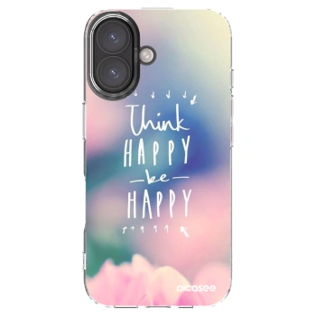 Picasee silikónový prehľadný obal pre Apple iPhone 16 - Mysli pozitívne!