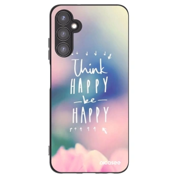 Picasee silikónový čierny obal pre Samsung Galaxy A05s A057G - Mysli pozitívne!