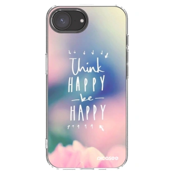 Picasee silikónový prehľadný obal pre Apple iPhone 16e - Mysli pozitívne!