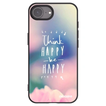 Picasee silikónový čierny obal pre Apple iPhone 16e - Mysli pozitívne!