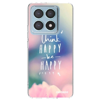 Picasee silikónový prehľadný obal pre Xiaomi 14T Pro - Mysli pozitívne!