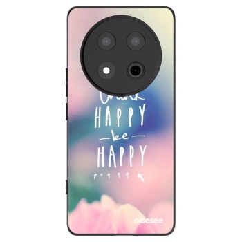 Picasee silikónový čierny obal pre Honor Magic7 Lite 5G - Mysli pozitívne!