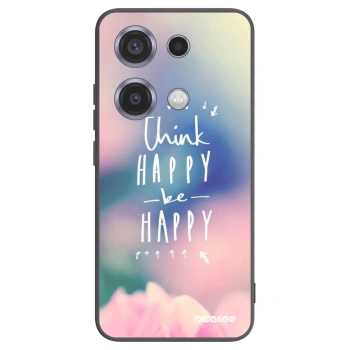 Picasee silikónový čierny obal pre Xiaomi Redmi Note 14S - Mysli pozitívne!