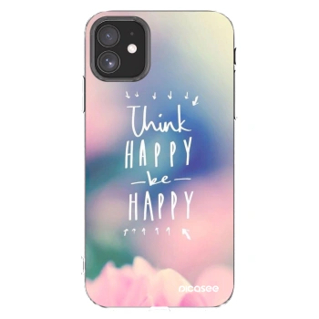 Picasee silikónový prehľadný obal pre Apple iPhone 11 - Mysli pozitívne!