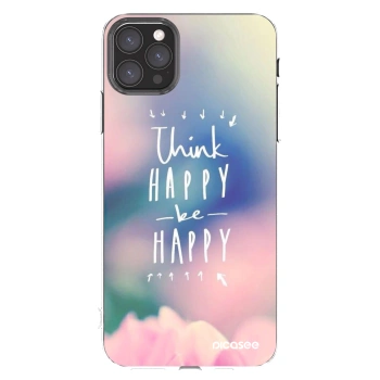 Picasee silikónový prehľadný obal pre Apple iPhone 11 Pro Max - Mysli pozitívne!