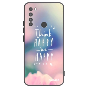 Picasee silikónový čierny obal pre Xiaomi Redmi Note 8 - Mysli pozitívne!