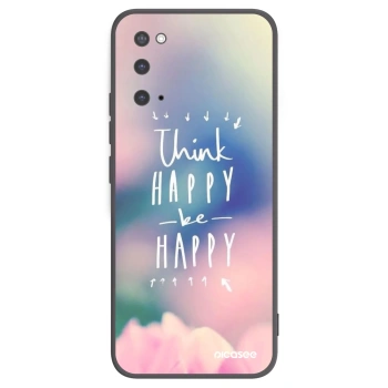 Picasee silikónový čierny obal pre Samsung Galaxy S20 G980F - Mysli pozitívne!