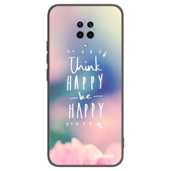 Picasee silikónový čierny obal pre Xiaomi Redmi Note 9S - Mysli pozitívne!