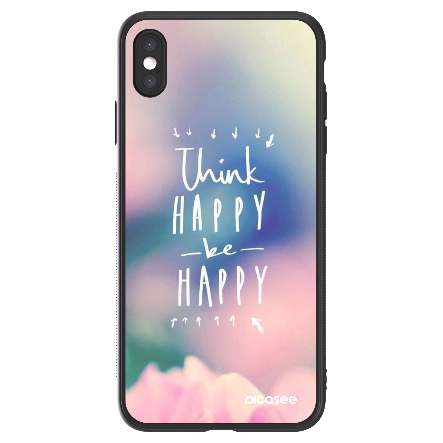 Picasee ULTIMATE CASE pro Apple iPhone XS Max - Mysli pozitívne!