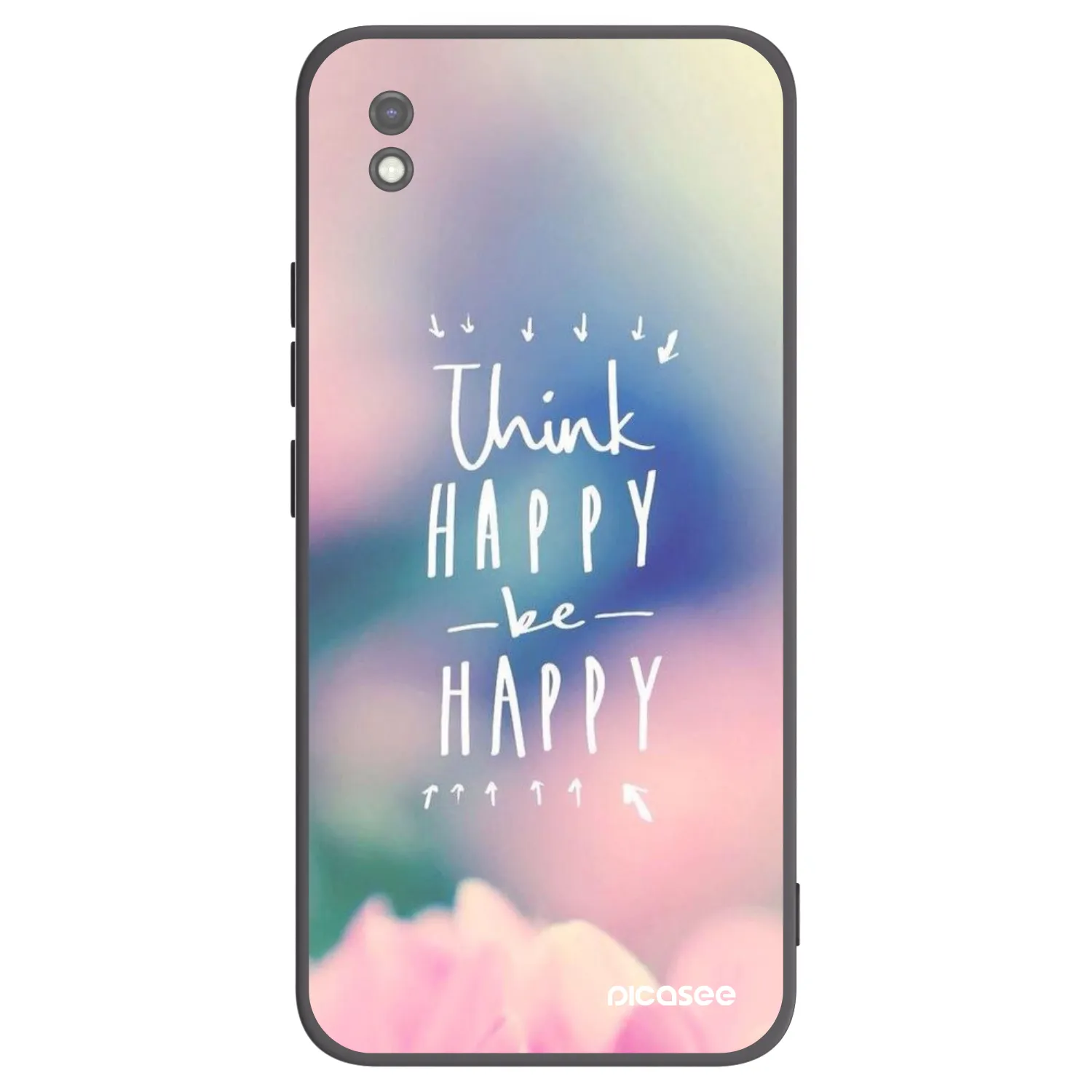 Picasee silikónový čierny obal pre Xiaomi Redmi 9AT - Mysli pozitívne!