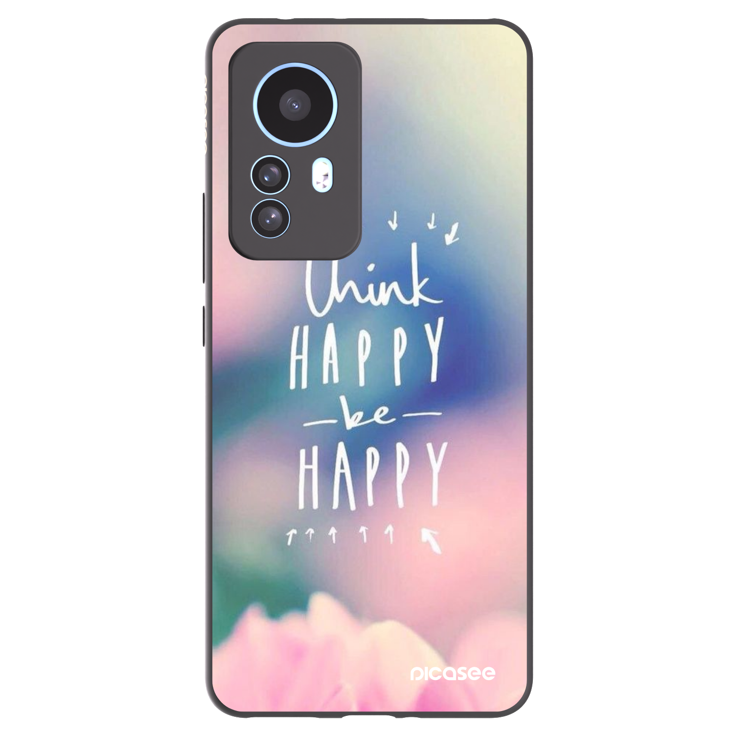Picasee silikónový čierny obal pre Xiaomi 12T Pro - Mysli pozitívne!