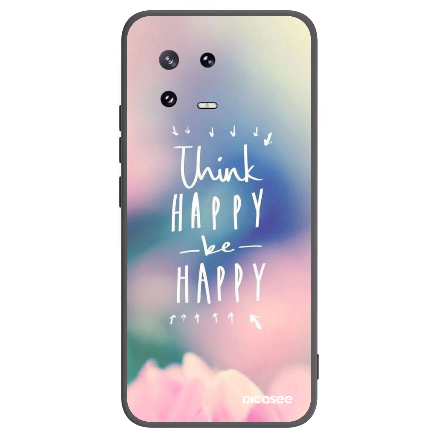Picasee silikónový čierny obal pre Xiaomi 13 Pro - Mysli pozitívne!