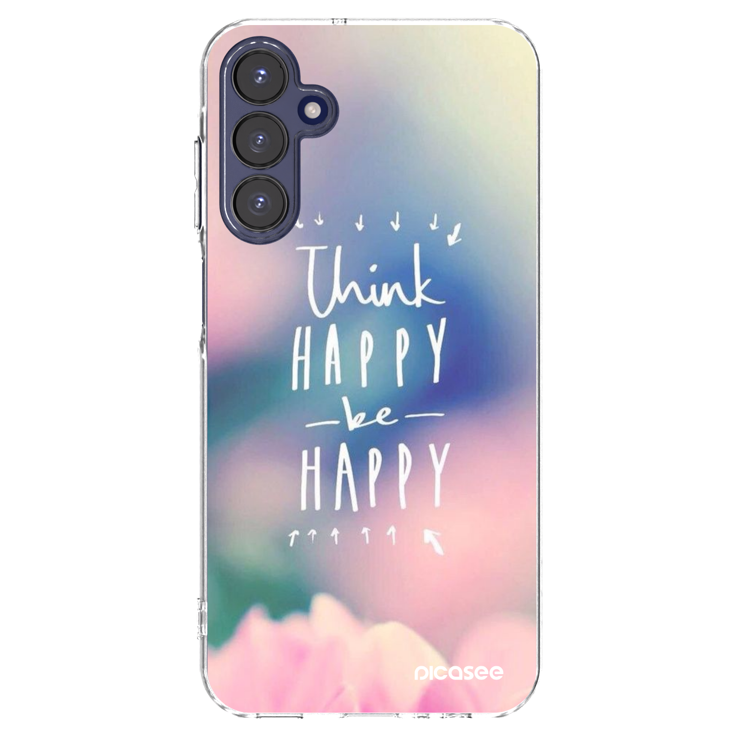 Picasee silikónový prehľadný obal pre Samsung Galaxy A15 A155F 4G - Mysli pozitívne!