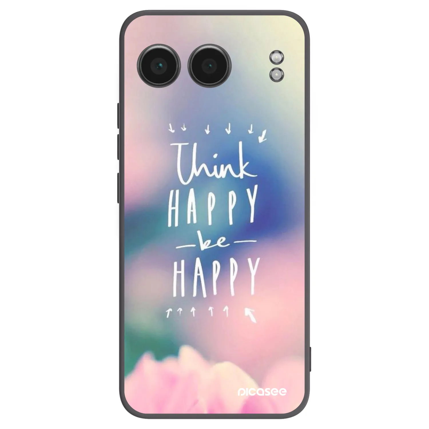 Picasee silikónový čierny obal pre OnePlus Nord 4 - Mysli pozitívne!