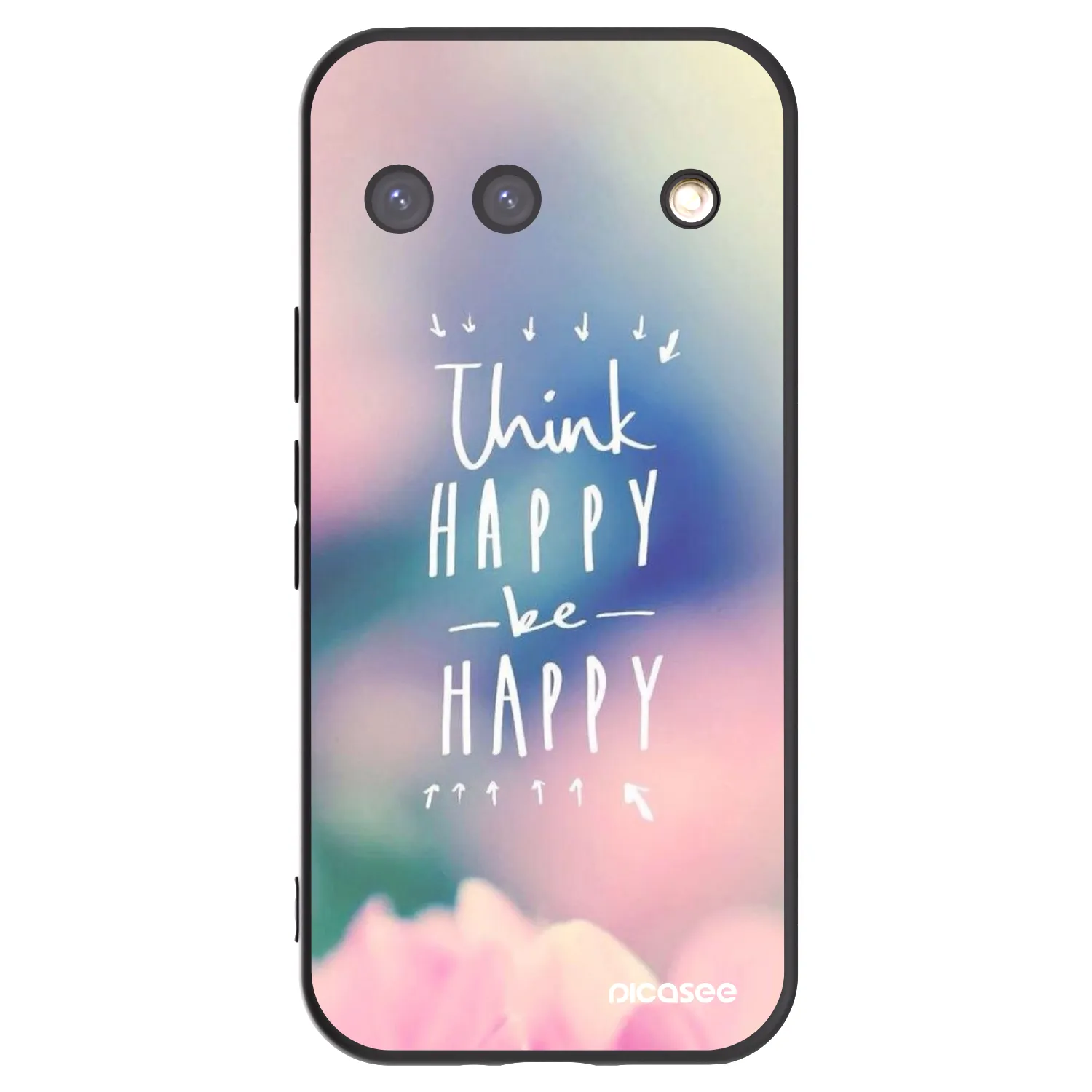 Picasee silikónový čierny obal pre Google Pixel 9 - Mysli pozitívne!