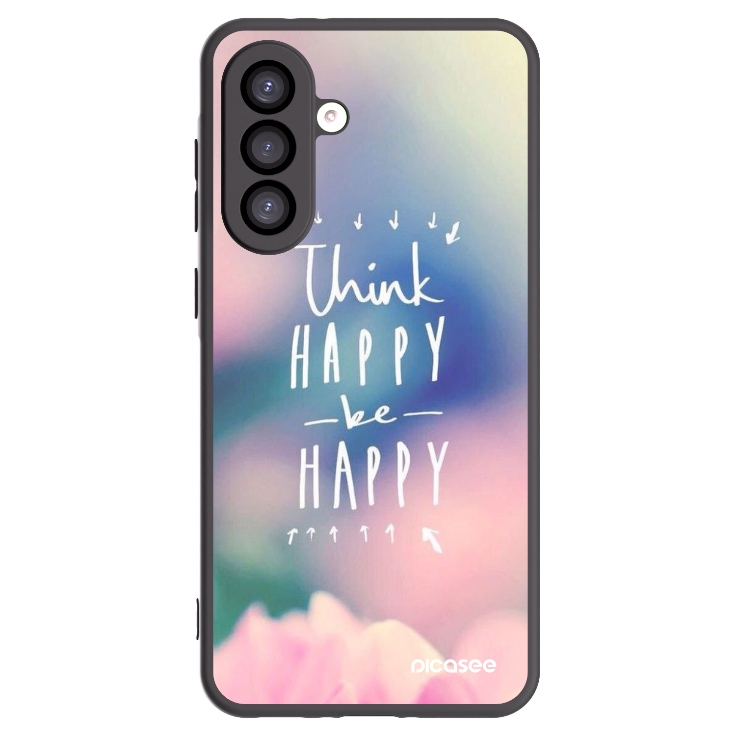Picasee silikónový čierny obal pre Samsung Galaxy A26 5G A266B - Mysli pozitívne!