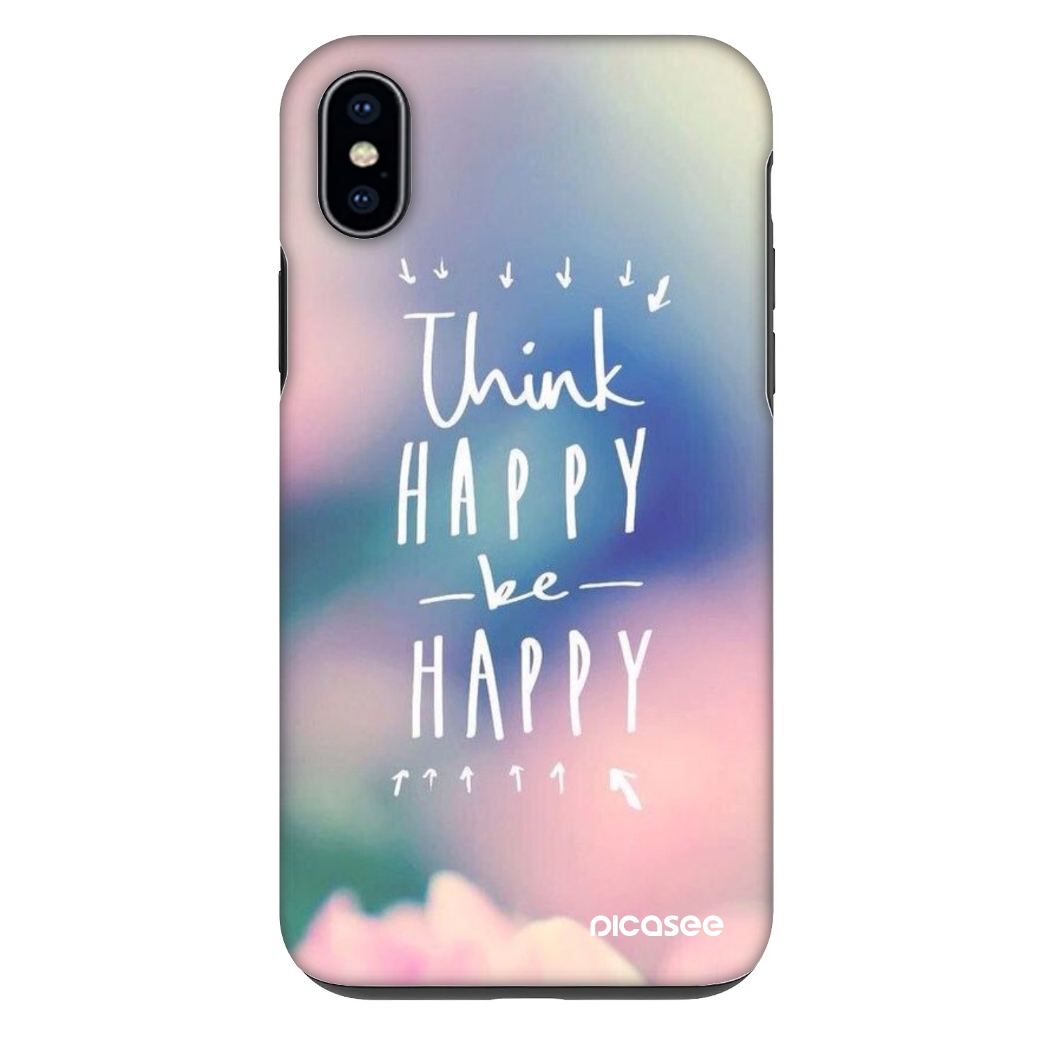 Picasee Fashion Case pre Apple iPhone XS Max - Mysli pozitívne!