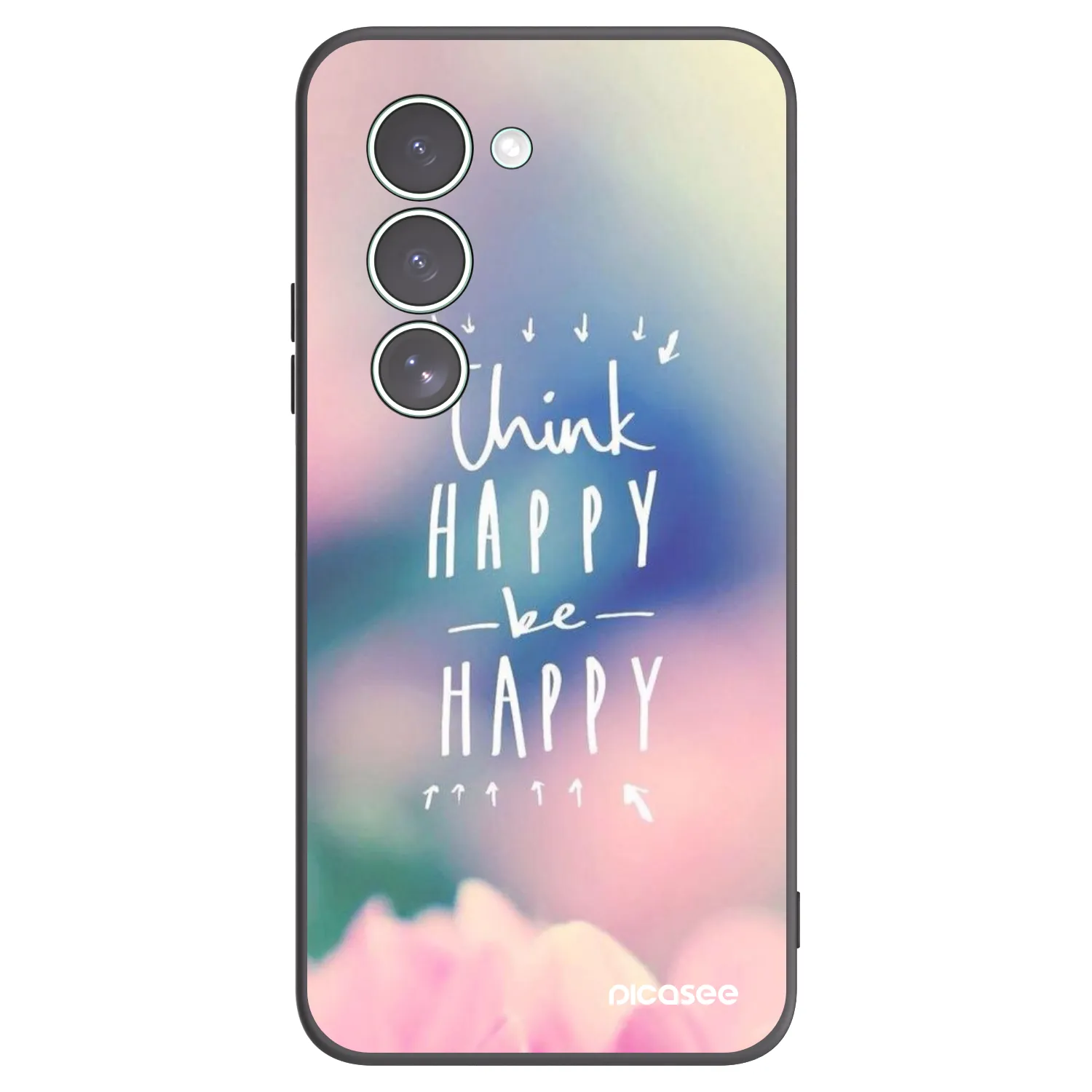 Picasee silikónový čierny obal pre Xiaomi Redmi 15 5G - Mysli pozitívne!