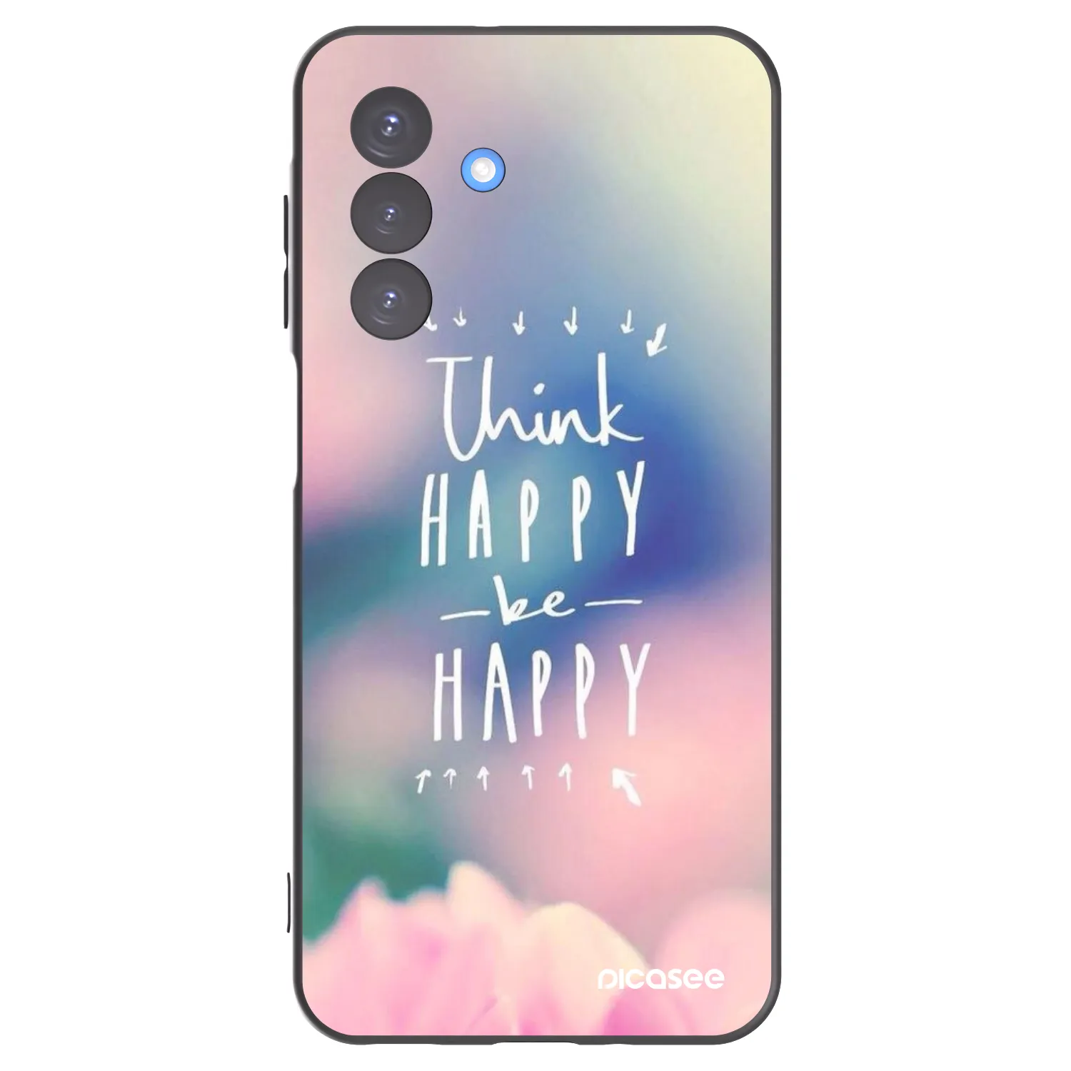 Picasee silikónový čierny obal pre Samsung Galaxy A17 5G - Mysli pozitívne!