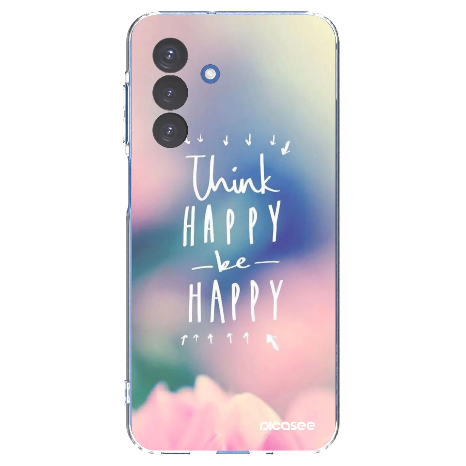 Picasee silikónový prehľadný obal pre Samsung Galaxy A17 5G - Mysli pozitívne!