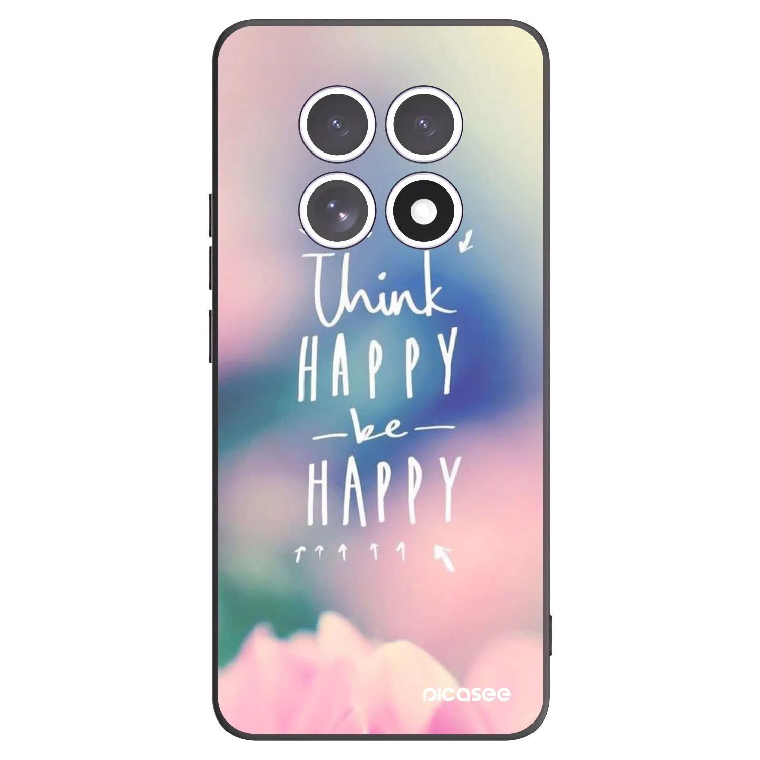 Picasee silikónový čierny obal pre Xiaomi Redmi Note 15 5G - Mysli pozitívne!