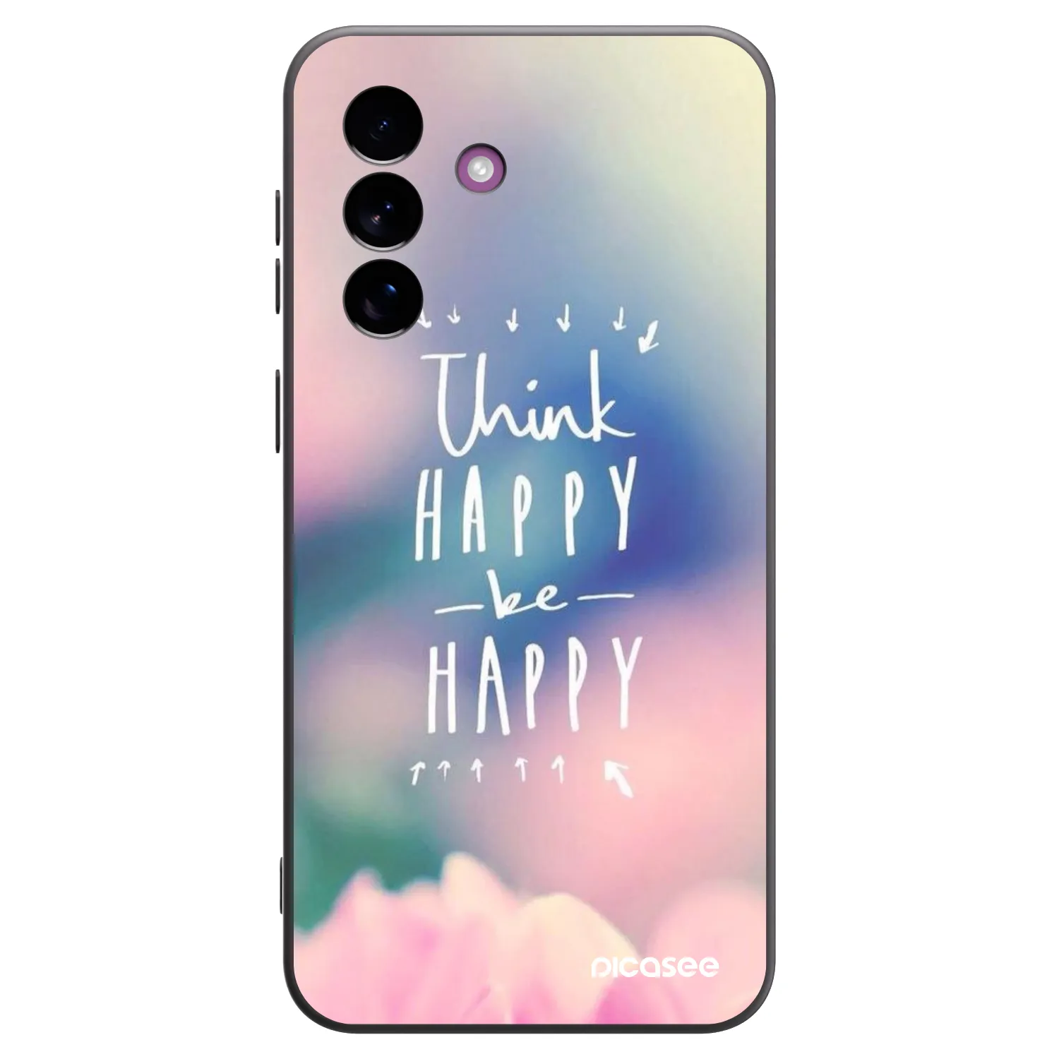 Picasee silikónový čierny obal pre Samsung Galaxy A37 - Mysli pozitívne!
