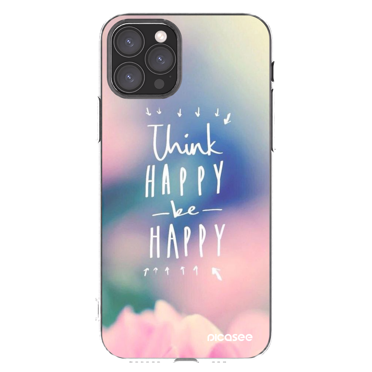 Picasee silikónový prehľadný obal pre Apple iPhone 11 Pro - Mysli pozitívne!