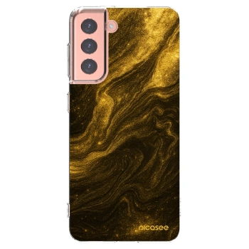 Picasee silikónový prehľadný obal pre Samsung Galaxy S21 5G G991B - Black