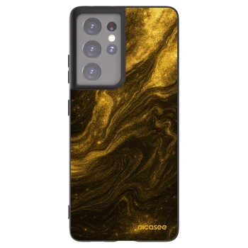 Picasee silikónový čierny obal pre Samsung Galaxy S21 Ultra 5G G998B - Black