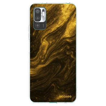 Picasee silikónový prehľadný obal pre Xiaomi Redmi Note 10 5G - Black