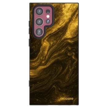 Picasee silikónový čierny obal pre Samsung Galaxy S22 Ultra 5G - Black