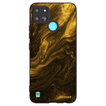 Picasee silikónový čierny obal pre Realme C21Y - Black