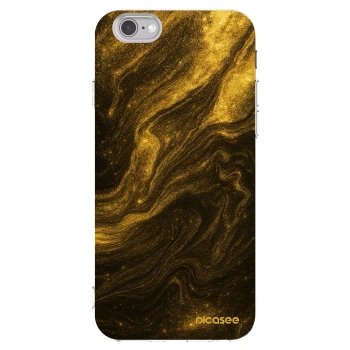 Picasee silikónový prehľadný obal pre Apple iPhone 6/6S - Black