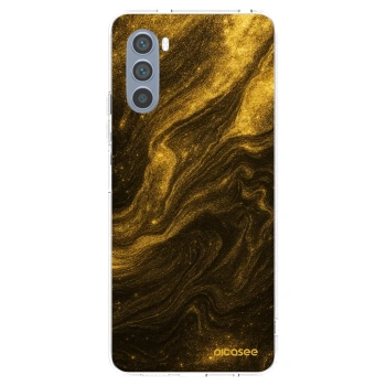 Picasee silikónový prehľadný obal pre Motorola Moto G62 - Black