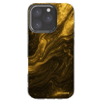Picasee silikónový prehľadný obal pre Apple iPhone 16 Pro - Black