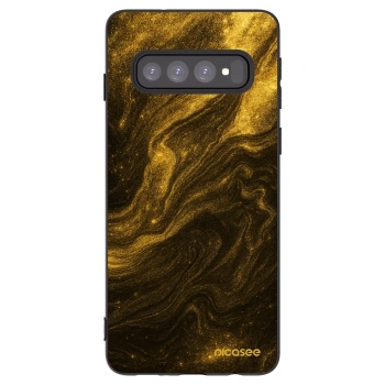 Picasee silikónový čierny obal pre Samsung Galaxy S10 G973 - Black