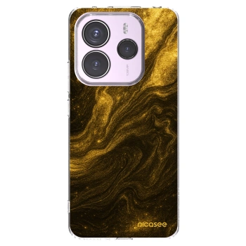 Picasee silikónový prehľadný obal pre Xiaomi Redmi Note 14 5G - Black