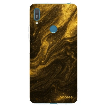 Picasee silikónový prehľadný obal pre Huawei Y7 2019 - Black