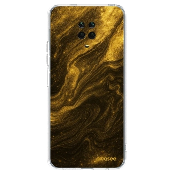 Picasee silikónový prehľadný obal pre Xiaomi Redmi Note 9 Pro - Black