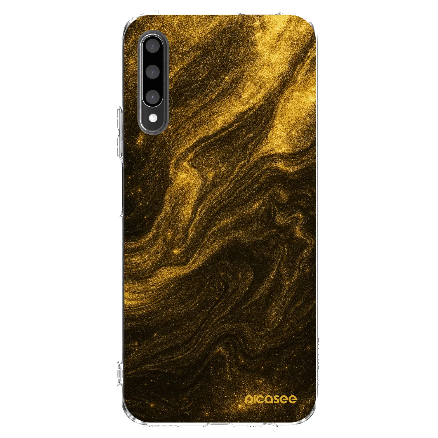 Picasee silikónový prehľadný obal pre Honor 9X Pro - Black