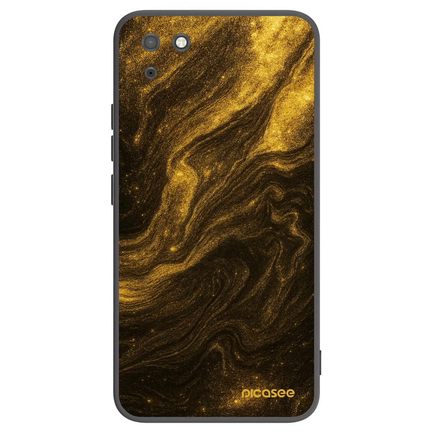 Picasee silikónový čierny obal pre Huawei Y5P - Black